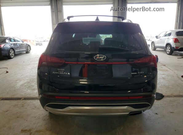 5NMS4DALXMH353848 2021 HYUNDAI SANTA Black Vista trasera