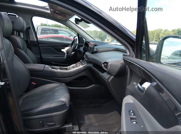 5NMS4DALXNH478690 2022 HYUNDAI SANTA FE Black Vista interior delantera