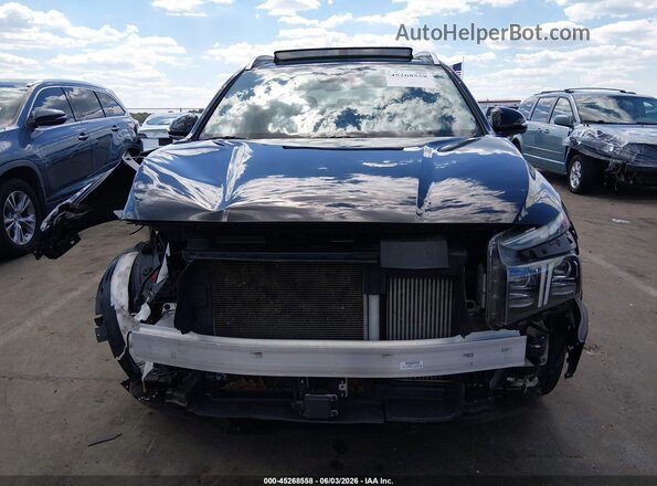5NMS4DALXNH478690 2022 HYUNDAI SANTA FE Black Vista del cuadro de instrumentos