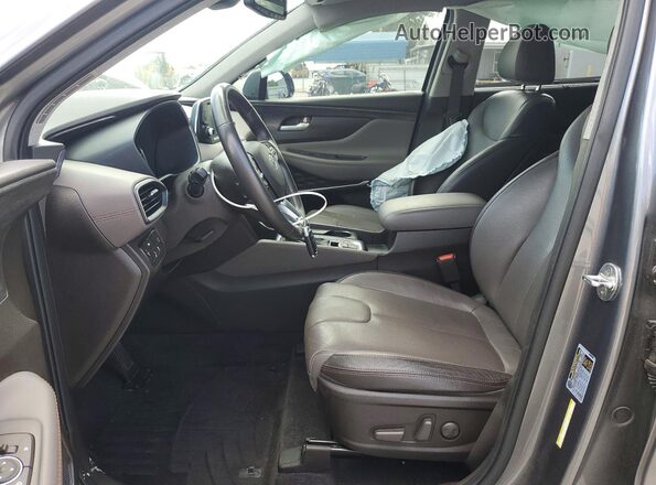 5NMS53AA1KH135364 2019 HYUNDAI SANTA Серый Вид салона спереди
