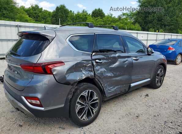 5NMS53AA1KH135364 2019 HYUNDAI SANTA Серый Задняя правая четверть