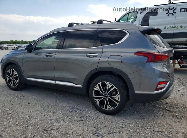 5NMS53AA1KH135364 2019 HYUNDAI SANTA Серый Задняя левая четверть