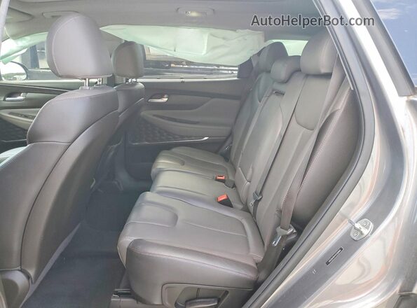 5NMS53AA1KH135364 2019 HYUNDAI SANTA Серый Вид задней части салона