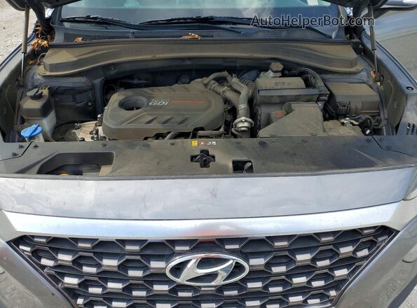 5NMS53AA1KH135364 2019 HYUNDAI SANTA Серый Вид подкапотного пространства