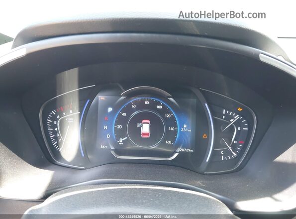 5NMS53AA1LH147385 2020 HYUNDAI SANTA FE Blue Հետևի նստատեղերի տեսք