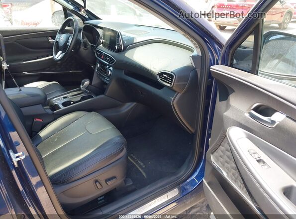 5NMS53AA1LH147385 2020 HYUNDAI SANTA FE Blue Սալոնի դիմացի տեսք