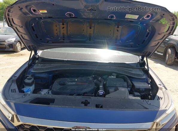 5NMS53AA1LH147385 2020 HYUNDAI SANTA FE Blue Հետևի տեսք