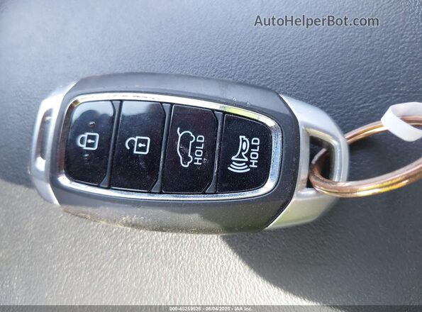 5NMS53AA1LH147385 2020 HYUNDAI SANTA FE Blue Առջևի վահանակի տեսք
