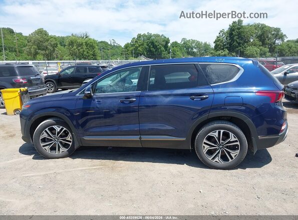 5NMS53AA1LH147385 2020 HYUNDAI SANTA FE Blue 
