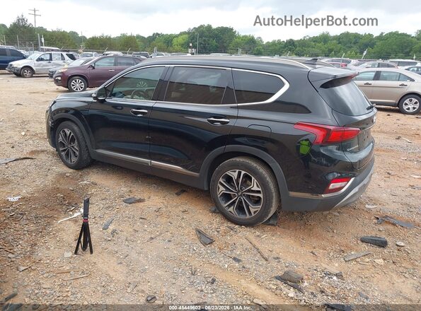 5NMS53AA1LH231965 2020 HYUNDAI SANTA FE Black Հետևի ձախ