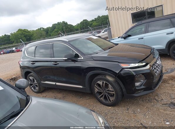 5NMS53AA1LH231965 2020 HYUNDAI SANTA FE Black Սալոնի հետևի տեսք