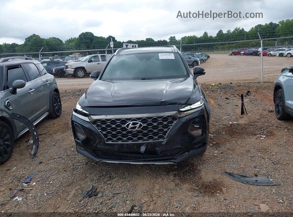 5NMS53AA1LH231965 2020 HYUNDAI SANTA FE Black Սարքավորումների վահանակի տեսք