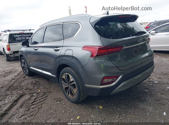 5NMS53AA2KH013905 2019 HYUNDAI SANTA FE Silver Հետևի ձախ