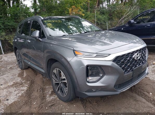 5NMS53AA2KH013905 2019 HYUNDAI SANTA FE Silver Դիմացի տեսք