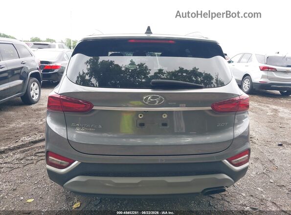 5NMS53AA2KH013905 2019 HYUNDAI SANTA FE Silver 