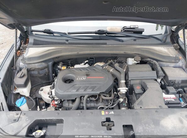 5NMS53AA2KH013905 2019 HYUNDAI SANTA FE Silver Հետևի տեսք