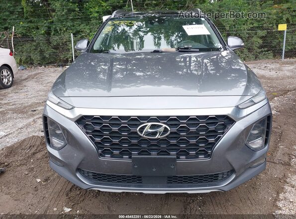 5NMS53AA2KH013905 2019 HYUNDAI SANTA FE Silver Սարքավորումների վահանակի տեսք