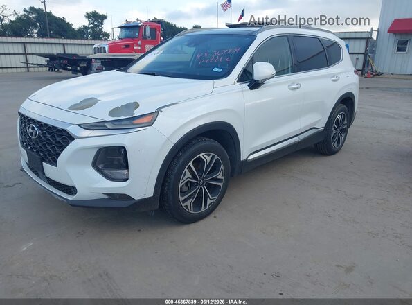 5NMS53AA2KH031305 2019 HYUNDAI SANTA FE Белый 