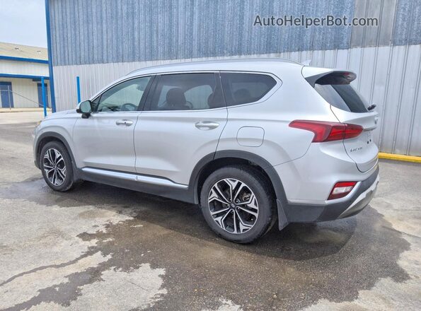 5NMS53AA2KH131338 2019 HYUNDAI SANTA Silver Rear left