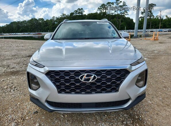 5NMS53AA2KH131338 2019 HYUNDAI SANTA Silver Front view