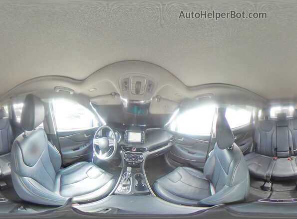 5NMS53AA2LH219940 2020 HYUNDAI SANTA Gray Widok wnętrza 360 stopni