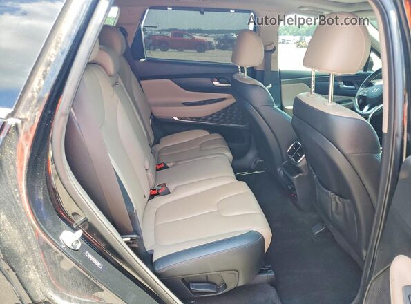 5NMS53AA3KH014965 2019 HYUNDAI SANTA Черный Вид задней части салона