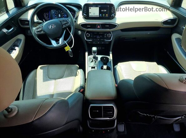 5NMS53AA3KH014965 2019 HYUNDAI SANTA Черный Вид панели приборов