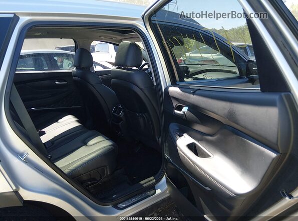 5NMS53AA4KH074026 2019 HYUNDAI SANTA FE Silver VIN sticker view