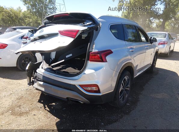 5NMS53AA4KH074026 2019 HYUNDAI SANTA FE Silver Rear right