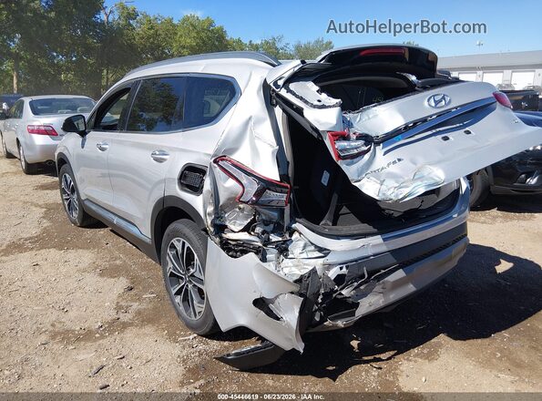5NMS53AA4KH074026 2019 HYUNDAI SANTA FE Silver Rear left