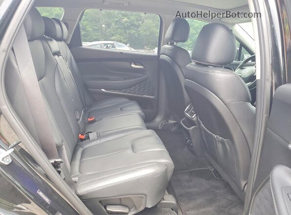 5NMS53AA4LH246833 2020 HYUNDAI SANTA Black Widok wnętrza z tyłu