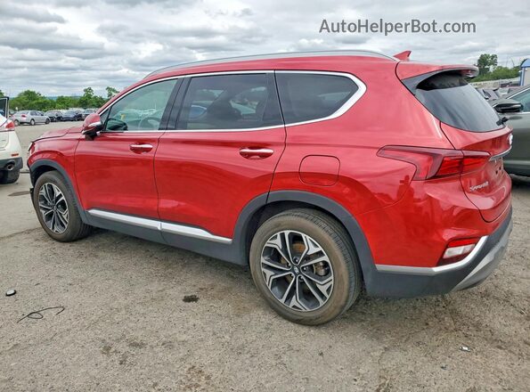 5NMS53AA5KH051502 2019 HYUNDAI SANTA Red უკანა მარცხენა