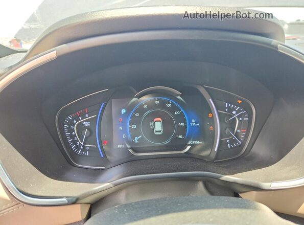 5NMS53AA5LH270901 2020 HYUNDAI SANTA Charcoal Սարքավորումների վահանակի տեսք