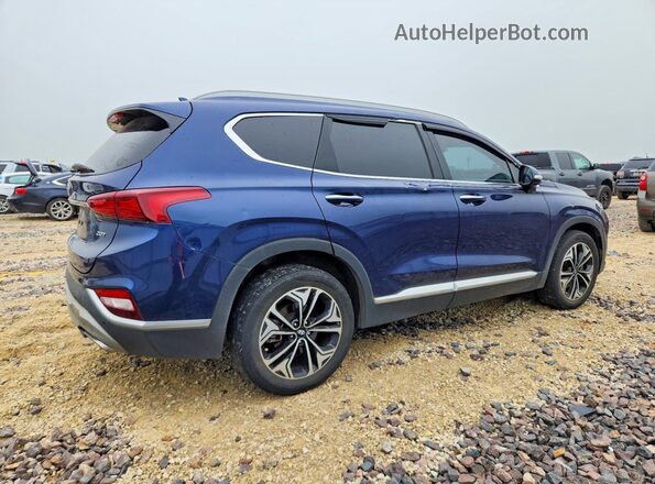 5NMS53AA7KH129018 2019 HYUNDAI SANTA Blue Հետևի աջ