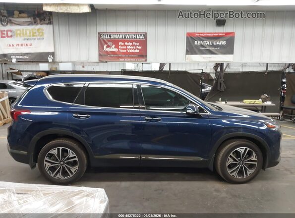 5NMS53AA7LH257065 2020 HYUNDAI SANTA FE Blue Սալոնի 360 աստիճան տեսք