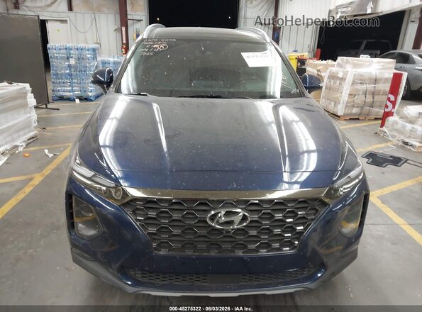 5NMS53AA7LH257065 2020 HYUNDAI SANTA FE Blue Սալոնի հետևի տեսք