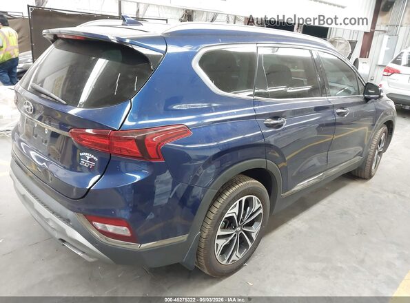 5NMS53AA7LH257065 2020 HYUNDAI SANTA FE Blue Հետևի աջ
