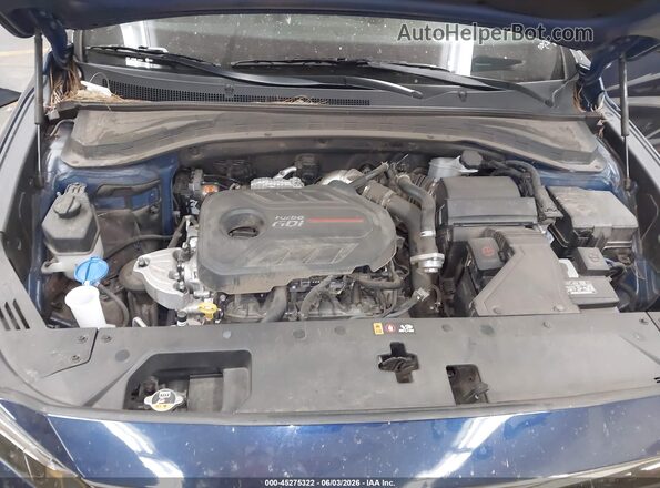 5NMS53AA7LH257065 2020 HYUNDAI SANTA FE Blue Հետևի տեսք