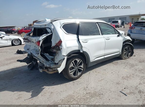 5NMS53AA8KH040249 2019 HYUNDAI SANTA FE White Задня права чверть