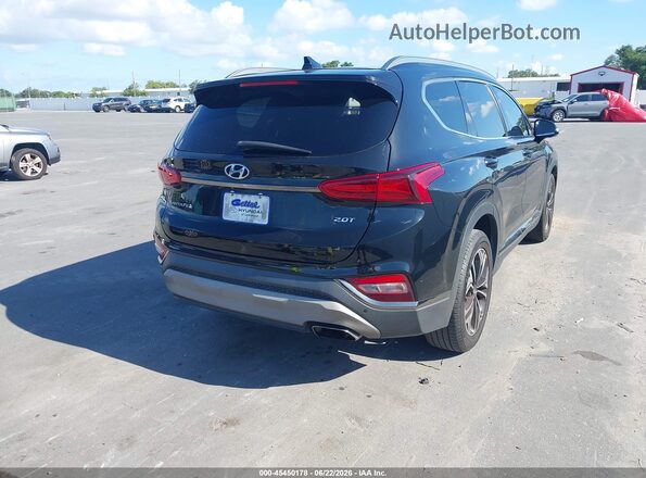 5NMS53AA8KH120716 2019 HYUNDAI SANTA FE Black Հետևի աջ