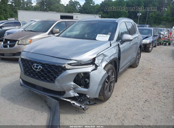 5NMS53AA8LH274876 2020 HYUNDAI SANTA FE Silver Vista tres cuartos delantera izquierda