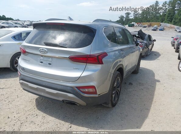5NMS53AA8LH274876 2020 HYUNDAI SANTA FE Silver Trasero derecho