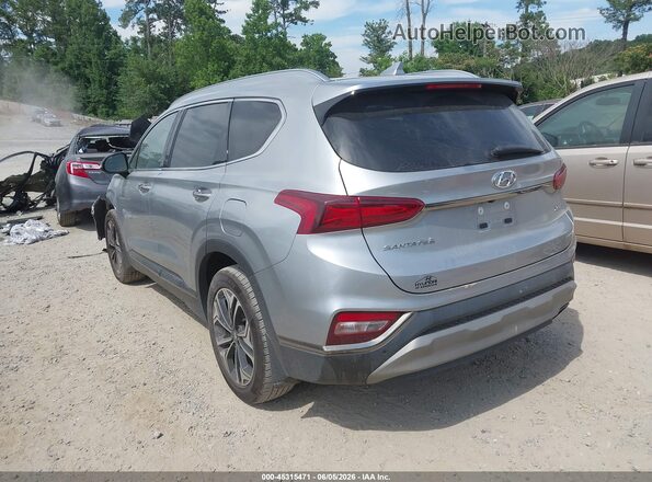 5NMS53AA8LH274876 2020 HYUNDAI SANTA FE Silver Trasero izquierdo