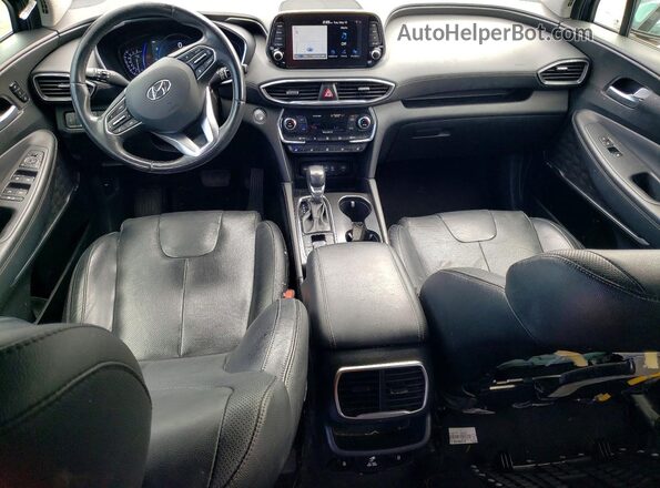 5NMS53AA9KH038462 2019 HYUNDAI SANTA Blue Widok deski rozdzielczej