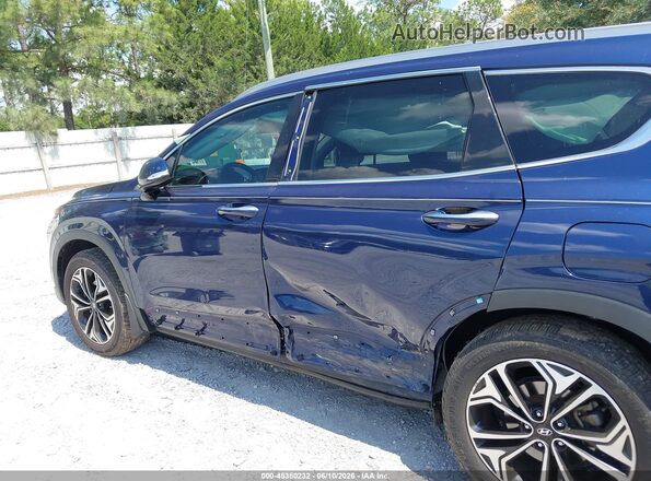 5NMS53AA9KH118375 2019 HYUNDAI SANTA FE Blue Widok z przodu