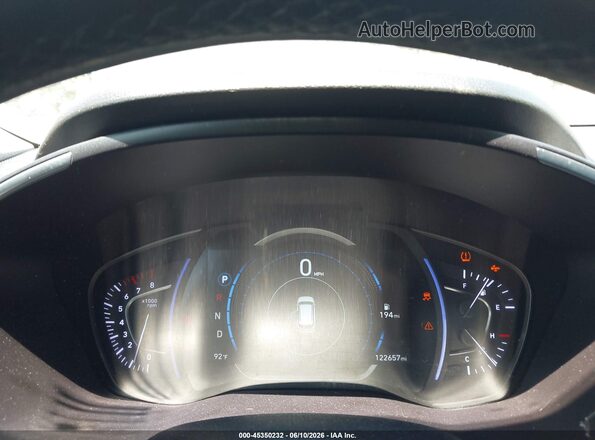 5NMS53AA9KH118375 2019 HYUNDAI SANTA FE Blue Widok tylnych siedzeń