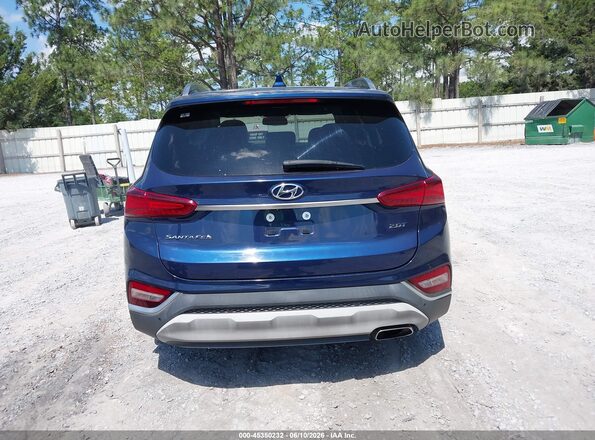 5NMS53AA9KH118375 2019 HYUNDAI SANTA FE Blue 