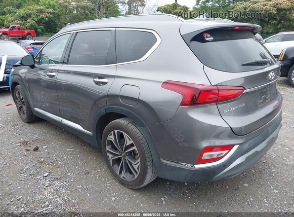 5NMS53AAXKH016406 2019 HYUNDAI SANTA FE Gray Tył lewy
