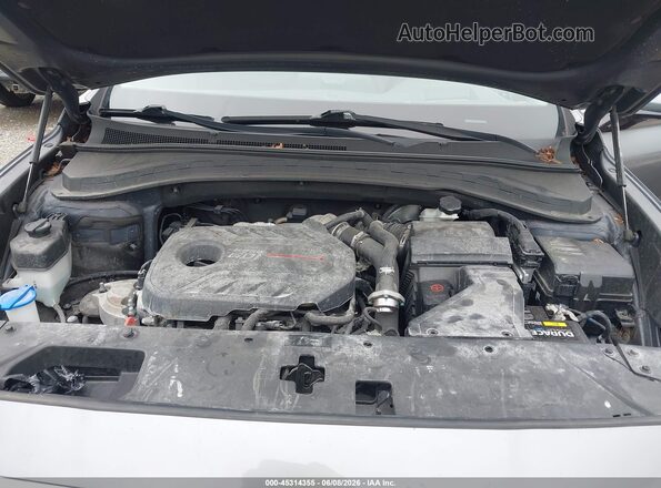 5NMS53AAXKH016406 2019 HYUNDAI SANTA FE Gray Widok z tyłu