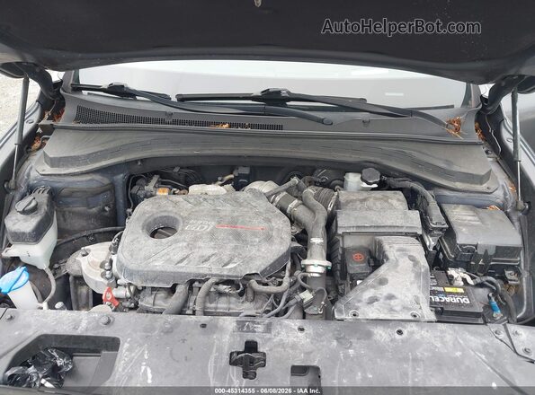 5NMS53AAXKH016406 2019 HYUNDAI SANTA FE Gray Widok deski rozdzielczej
